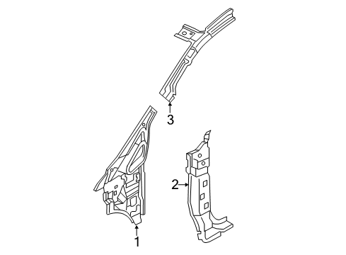 2020 Nissan NV 200 Hinge Pillar Diagram