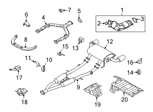 INSULATOR-Heat Diagram for 20596-JK00A