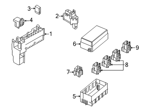 2022 Nissan Rogue Fuse & Relay Diagram 2