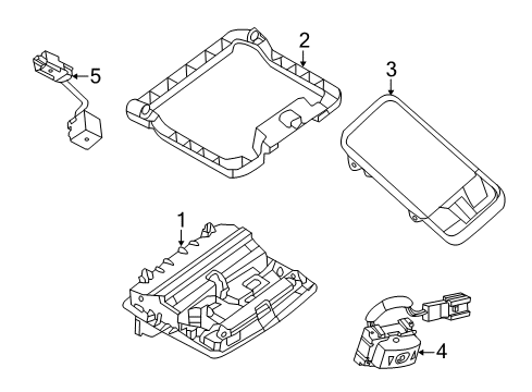 2020 Nissan Rogue Sunroof Diagram 1