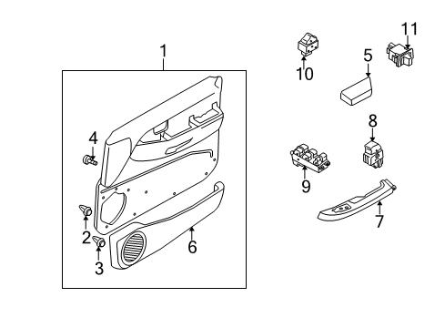 FINSHER Assembly Fr Diagram for 80901-3W710