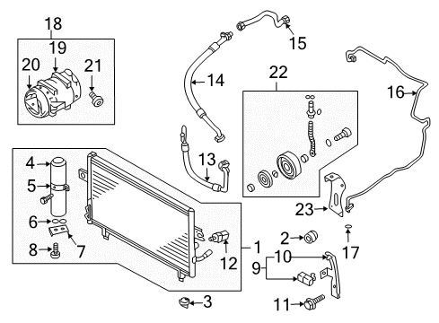 92110-2Y920 Genuine Nissan #921102Y920 CONDENSER ASY