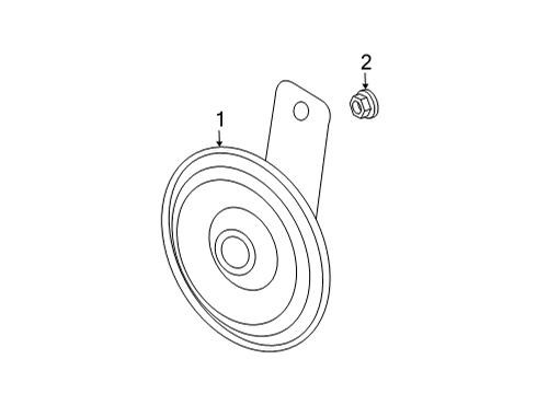 2024 Nissan Versa Horn Diagram