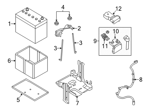 2020 Nissan Rogue Battery Diagram
