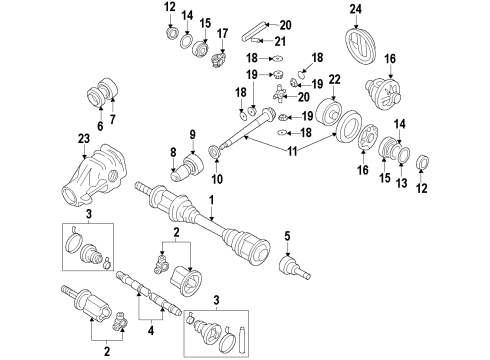 Repair Kit-Dust Boot,Outer Diagram for C9BDA-1BP0A