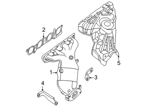 2024 Nissan Versa Exhaust Manifold Diagram