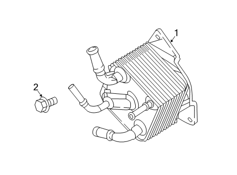 2022 Nissan Rogue Sport Oil Cooler Diagram