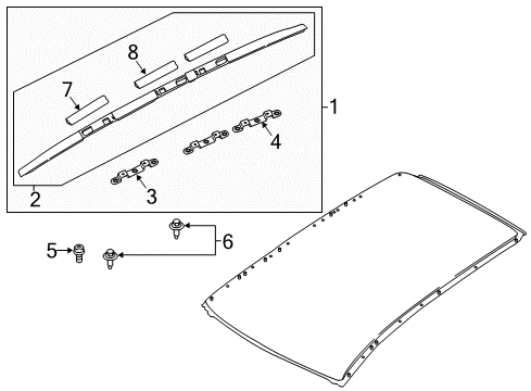 2022 Nissan Murano Roof Rack Diagram
