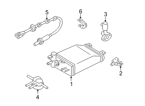 Valve Assembly-VACU Diagram for 17372-CW50A