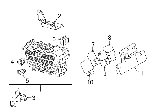 2022 Nissan Rogue Sport Fuse & Relay Diagram 3