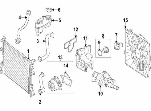 Motor Assy-Fan & Shroud Diagram for 21481-6MA0B