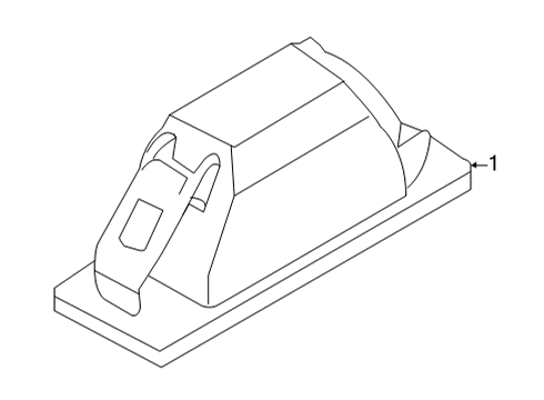 2024 Nissan Versa License Lamps Diagram