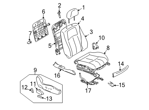 FINISHER Assembly-C Diagram for 87330-JK60C