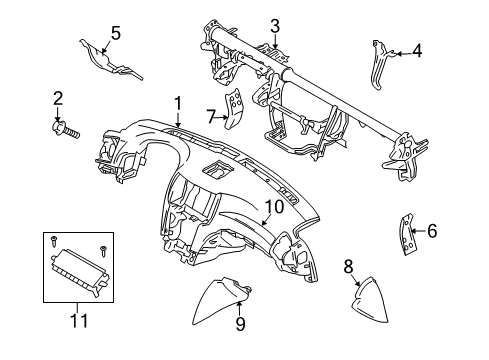 Finisher-Instrument Diagram for 68420-JK00A