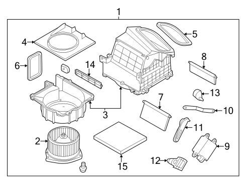 2024 Nissan Z Blower Motor & Fan Diagram