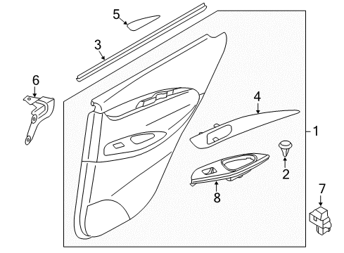 Seal Assembly-Rear Diagram for 82834-1BA0A