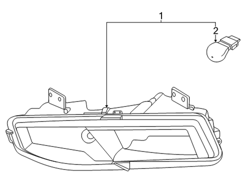 2022 Nissan Versa Bulbs Diagram 1