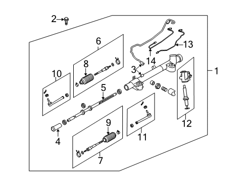 Gear Sub Assembly-P Diagram for 49210-EH10A