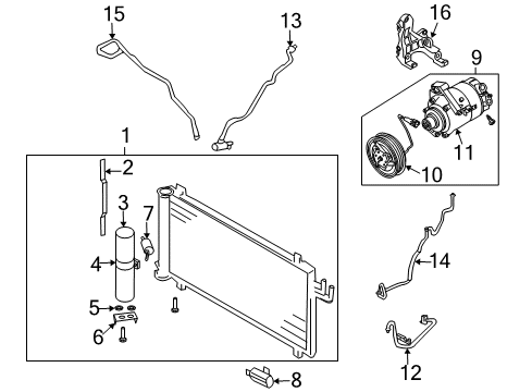 Compressor - Co Diagram for 92600-AC00B