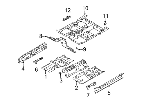 Carpet Assembly-FLO Diagram for 74902-CG001