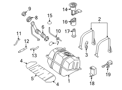 INSULATOR-Fuel Diagram for 17244-AG010