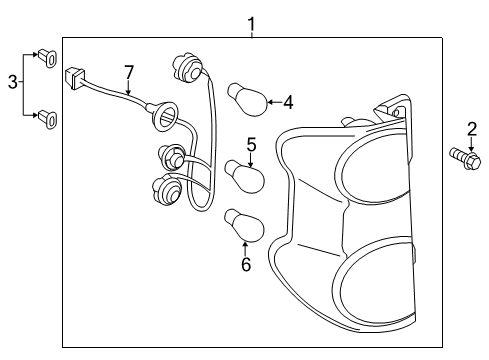2020 Nissan NV 200 Bulbs Diagram 3