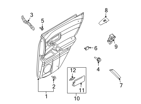 FINISHER Assembly R Diagram for 82901-CG068