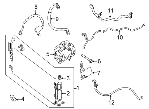 Hose-Flexible, Low Diagram for 92480-6WK0A