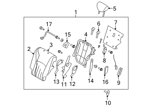 Motor & Unit As Diagram for 88553-1BA0A