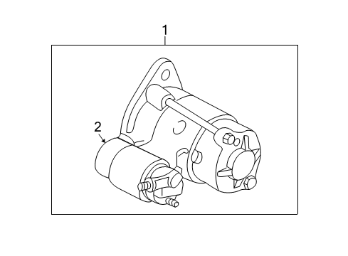 Motor Assembly-Star Diagram for 23300-AR000