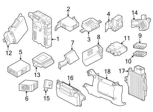 Buzzer Assy Diagram for 25640-4CL5A