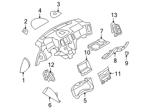 Finisher-Instrument Diagram for 68421-1BA0A