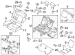 Diagram for 2021 Nissan Armada Seat Cushion - 88361-6JL0A