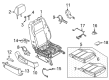 Diagram for 2022 Nissan Frontier Seat Cover - 87321-9BU0A