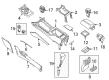 Diagram for 2022 Nissan Murano Center Console Base - 96911-9UH0A