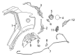 Diagram for 2020 Nissan Kicks Fender - GH100-5RBMA