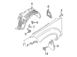 Diagram for 2021 Nissan Frontier Wheelhouse - 63840-9BT5A