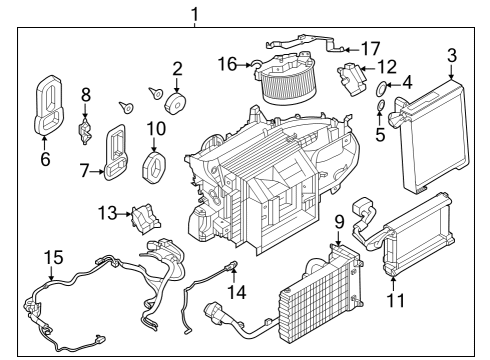 27732-5MP0A Nissan ACTUATOR ASSY-AIR MIX