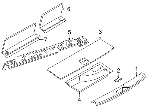 90990-3XA0A Nissan Clip