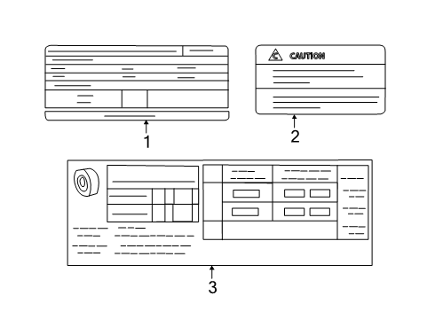 14805-9HJ0D Nissan Emission Control Information Label