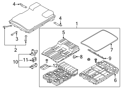 295B0-3NA9B Nissan Battery Pack Assembly-Lithium Ion