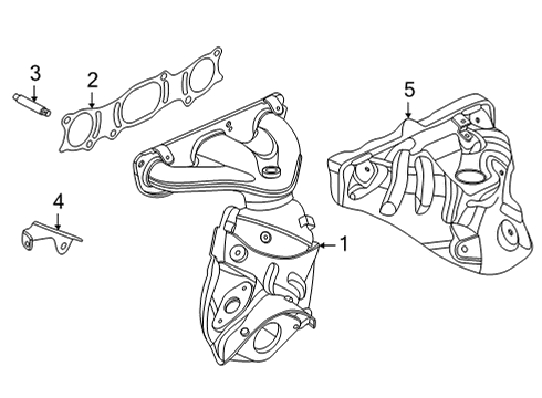 140E2-6LW0B Nissan Manifold Assy-Exhaust W/Catalyst