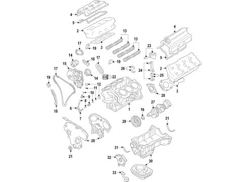 12207-6TA2B Nissan Bearing-Crankshaft