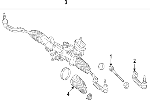 49001-6SA0E Nissan Power Steering Gear & Linkage Assembly