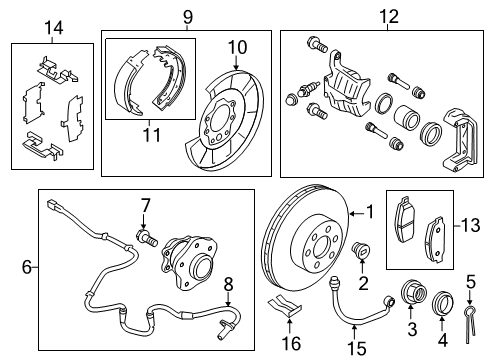 46210-1LA1C Nissan Rear Brake Hose Assembly