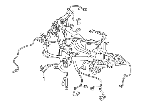 24012-7BA0C Nissan Engine Room Harness