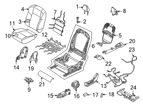 87796-7JA0A Nissan Clip
