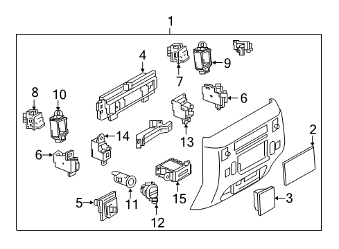 969A1-6JL0A Nissan Tray-Console