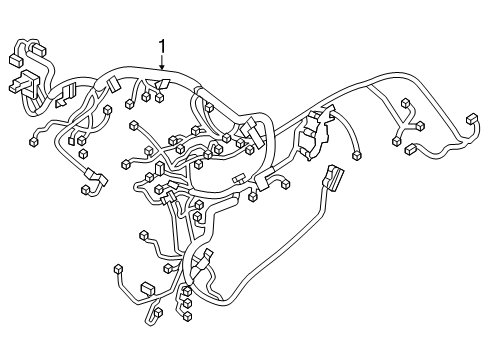 24010-7KA3E Nissan Harness-Main
