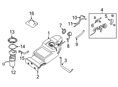 17502-9BT1C Nissan Tube Assembly Fuel Feed